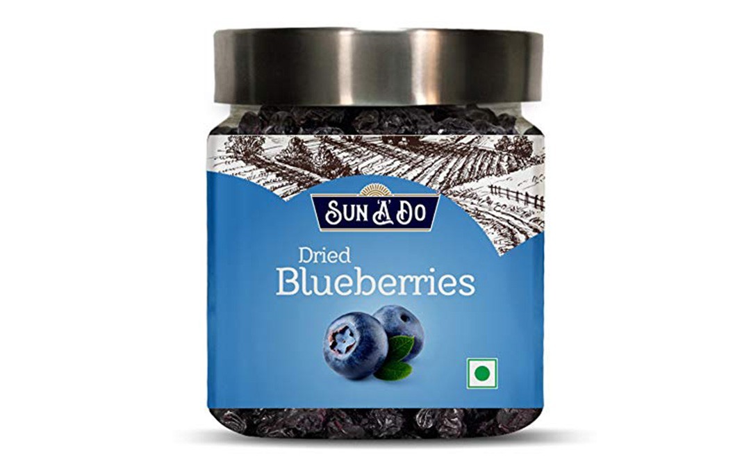 Sun A Do Dried Blueberries    Jar  150 grams